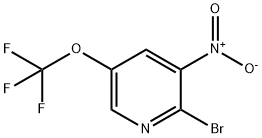 Pyridine, 2-bromo-3-nitro-5-(trifluoromethoxy)- Structural