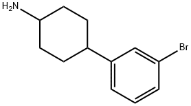 Cyclohexanamine, 4-(3-bromophenyl)- Structural