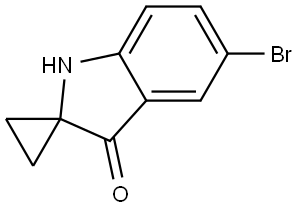 Spiro[cyclopropane-1,2'-[2H]indol]-3'(1'H)-one, 5'-bromo- Structural