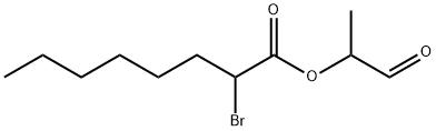 Octanoic acid, 2-bromo-, 1-methyl-2-oxoethyl ester Structural