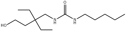 Urea, N-(2,2-diethyl-4-hydroxybutyl)-N'-pentyl- Structural