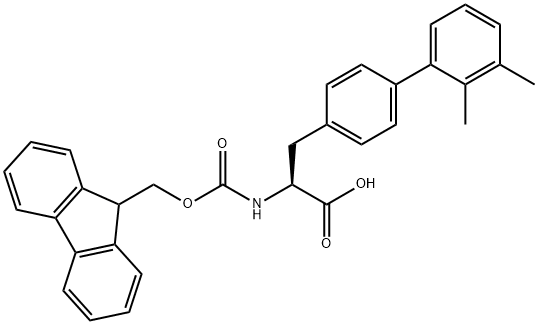 Fmoc-4-(2,3-dimethyl-phenyl)-L-phenylalanine Structural