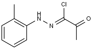 N-(2-methylphenyl)-2-oxopropanehydrazonoyl chloride Structural