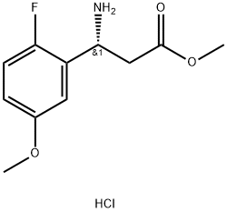 METHYL (3R)-3-AMINO-3-(2-FLUORO-5-METHOXYPHENYL)PROPANOATE HYDROCHLORIDE