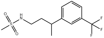 Methanesulfonamide, N-[3-[3-(trifluoromethyl)phenyl]butyl]- Structural