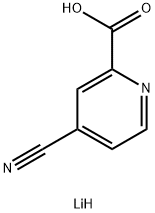 lithium(1+) ion 4-cyanopyridine-2-carboxylate Structural