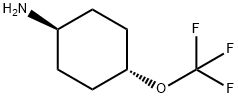 trans-4-Trifluoromethoxy-cyclohexylamine Structural
