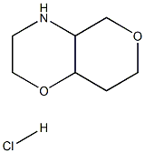 hexahydro-2H,5H-pyrano[4,3-b][1,4]oxazine hydrochloride Structural