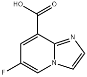 Imidazo[1,2-a]pyridine-8-carboxylic acid, 6-fluoro- Structural