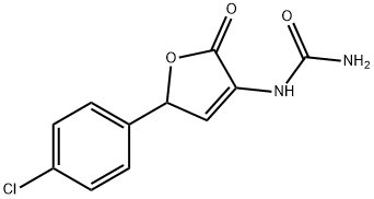 Urea, N-[5-(4-chlorophenyl)-2,5-dihydro-2-oxo-3-furanyl]- Structural
