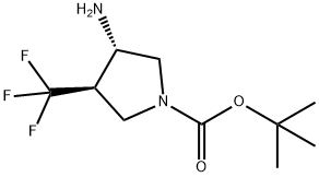 tert-butyl (3S,4R)-3-amino-4-(trifluoromethyl)pyrrolidine-1-carboxylate