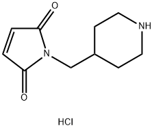 1-(piperidin-4-ylmethyl)-2,5-dihydro-1H-pyrrole-2,5-dione hydrochloride