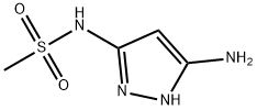 Methanesulfonamide, N-(5-amino-1H-pyrazol-3-yl)- Structural