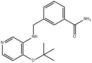 Benzamide, 3-[[[4-(1,1-dimethylethoxy)-3-pyridinyl]amino]methyl]- Structural