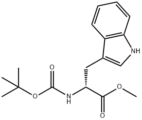 methyl (2R)-3-(1H-indol-3-yl)-2-[(2-methylpropan-2-yl)oxycarbonylamino]propanoate Structural