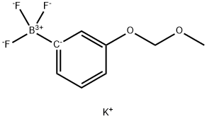 Potassium Trifluoro[3-(methoxymethoxy)phenyl]borate Structural