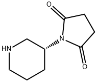 R-1-piperidin-3-yl-2,5-pyrroledione Structural