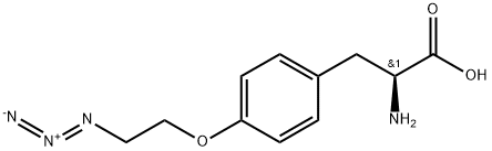 O-(2-azidoethyl)-L-tyrosine Hydrochloride Structural