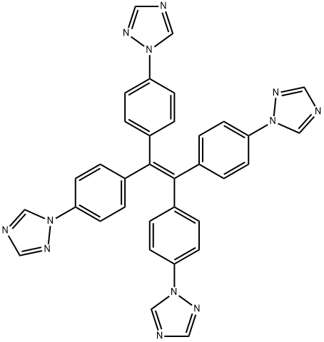 Tetrakis(4-triazolylphenyl)ethylene Structural