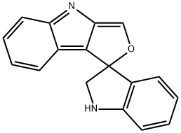Spiro[1H-furo[3,4-b]indole-1,3'-[3H]indole], 1',2'-dihydro- Structural