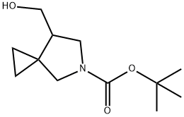 tert-butyl 7-(hydroxymethyl)-5-azaspiro[2.4]heptane-5-carboxylate Structural