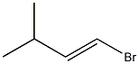 trans-1-bromo-3-methyl-1-butene Structural