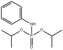 Phosphoramidic acid, N-phenyl-, bis(1-methylethyl) ester Structural
