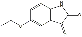 5-ethoxy-1H-indole-2,3-dione Structural