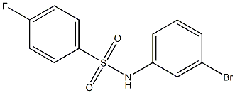 N-(3-bromophenyl)-4-fluorobenzenesulfonamide