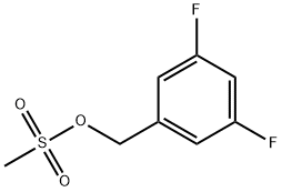 Benzenemethanol, 3,5-difluoro-, 1-methanesulfonate Structural