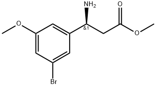 METHYL (3S)-3-AMINO-3-(3-BROMO-5-METHOXYLPHENYL)PROPANOATE