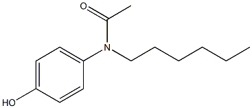 hexyl acetaminophen Structural