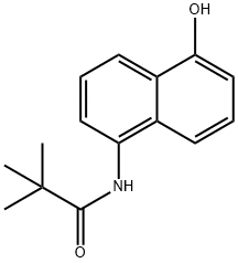 Propanamide, N-(5-hydroxy-1-naphthalenyl)-2,2-dimethyl- Structural