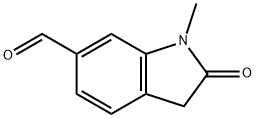 INDOLE-6-CARBOXALDEHYDE, 2,3-DIHYDRO-1-METHYL-2-OXO- Structural