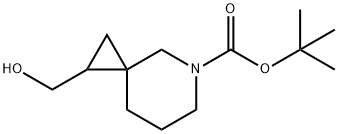 tert-butyl 1-(hydroxymethyl)-5-azaspiro[2.5]octane-5-carboxylate Structural