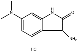 3-amino-6-(dimethylamino)-2,3-dihydro-1H-indol-2-one dihydrochloride Structural