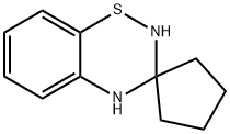 Spiro[2H-1,2,4-benzothiadiazine-3(4H),1'-cyclopentane] (8CI,9CI) Structural