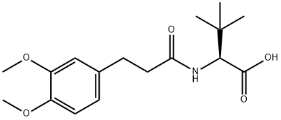 Valine, N-[3-(3,4-dimethoxyphenyl)-1-oxopropyl]-3-methyl- Structural