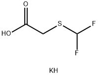 DifluoroMethylthioacetic acid potassiuM salt Structural
