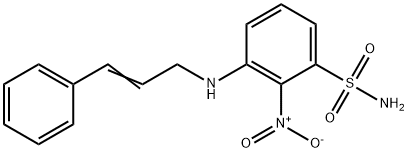 Benzenesulfonamide, 2-nitro-3-[(3-phenyl-2-propen-1-yl)amino]- Structural