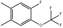 Benzene, 1-fluoro-4,5-dimethyl-2-(trifluoromethoxy)- Structural