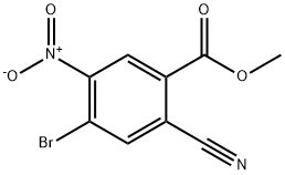 Methyl 4-bromo-2-cyano-5-nitrobenzoate Structural