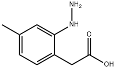 Benzeneacetic acid, 2-hydrazinyl-4-methyl- Structural