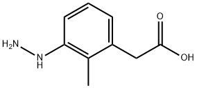 Benzeneacetic acid, 3-hydrazinyl-2-methyl- Structural
