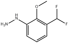 Hydrazine, [3-(difluoromethyl)-2-methoxyphenyl]- Structural