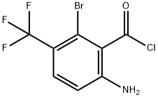 Benzoyl chloride, 6-amino-2-bromo-3-(trifluoromethyl)- Structural