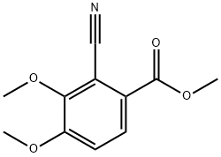 Benzoic acid, 2-cyano-3,4-dimethoxy-, methyl ester Structural