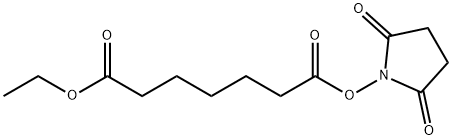 Heptanedioic acid 2,5-dioxopyrrolidin-1-yl ester ethyl ester Structural