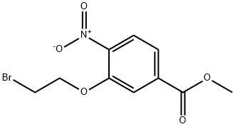 Benzoic acid, 3-(2-bromoethoxy)-4-nitro-, methyl ester Structural