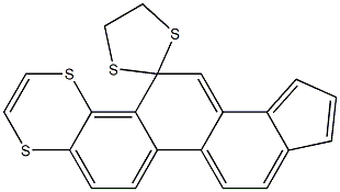 Spiro[13H-cyclopenta[7,8]phenanthro[1,2-b]-1,4-dithiin-13,2'-[1,3]dithiolane] (9CI) Structural